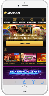 Stargames mobile applikációt