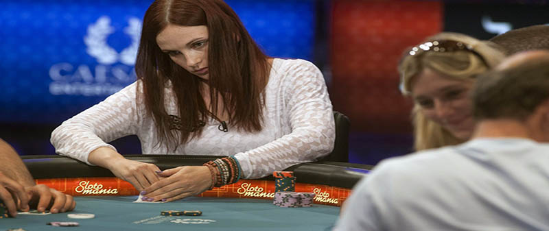 Women at the poker table